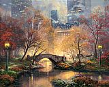 Famous Park Paintings - Central Park in the Fall
